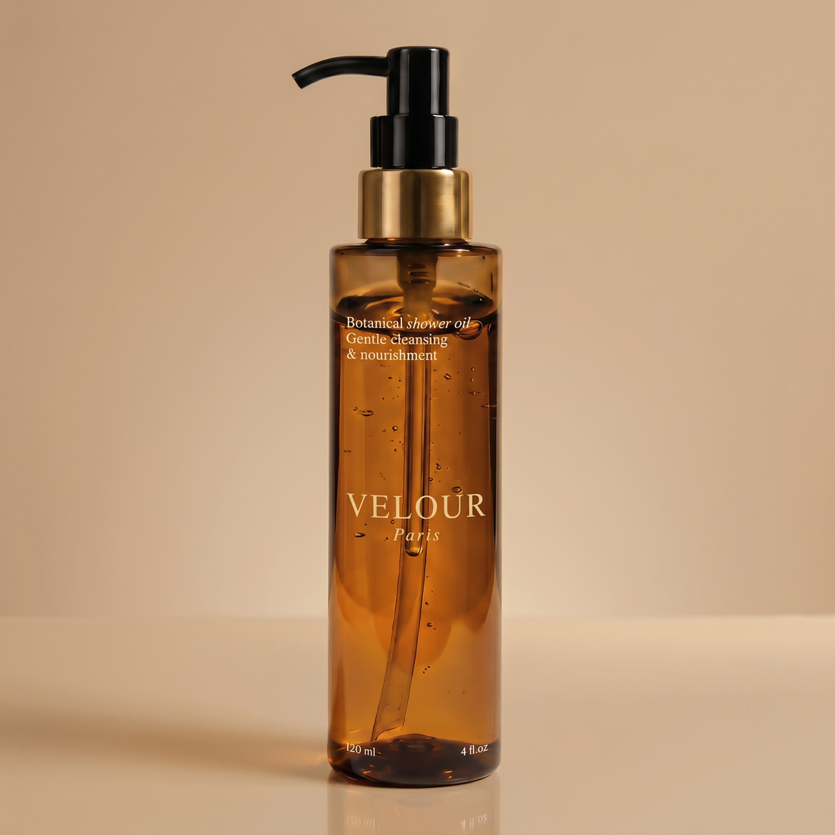 Huile de douche botanique VELOUR 120 ml